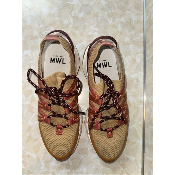 Madewell Field Knit Sneakers in Desert Dune Muti - Picture 7 of 8